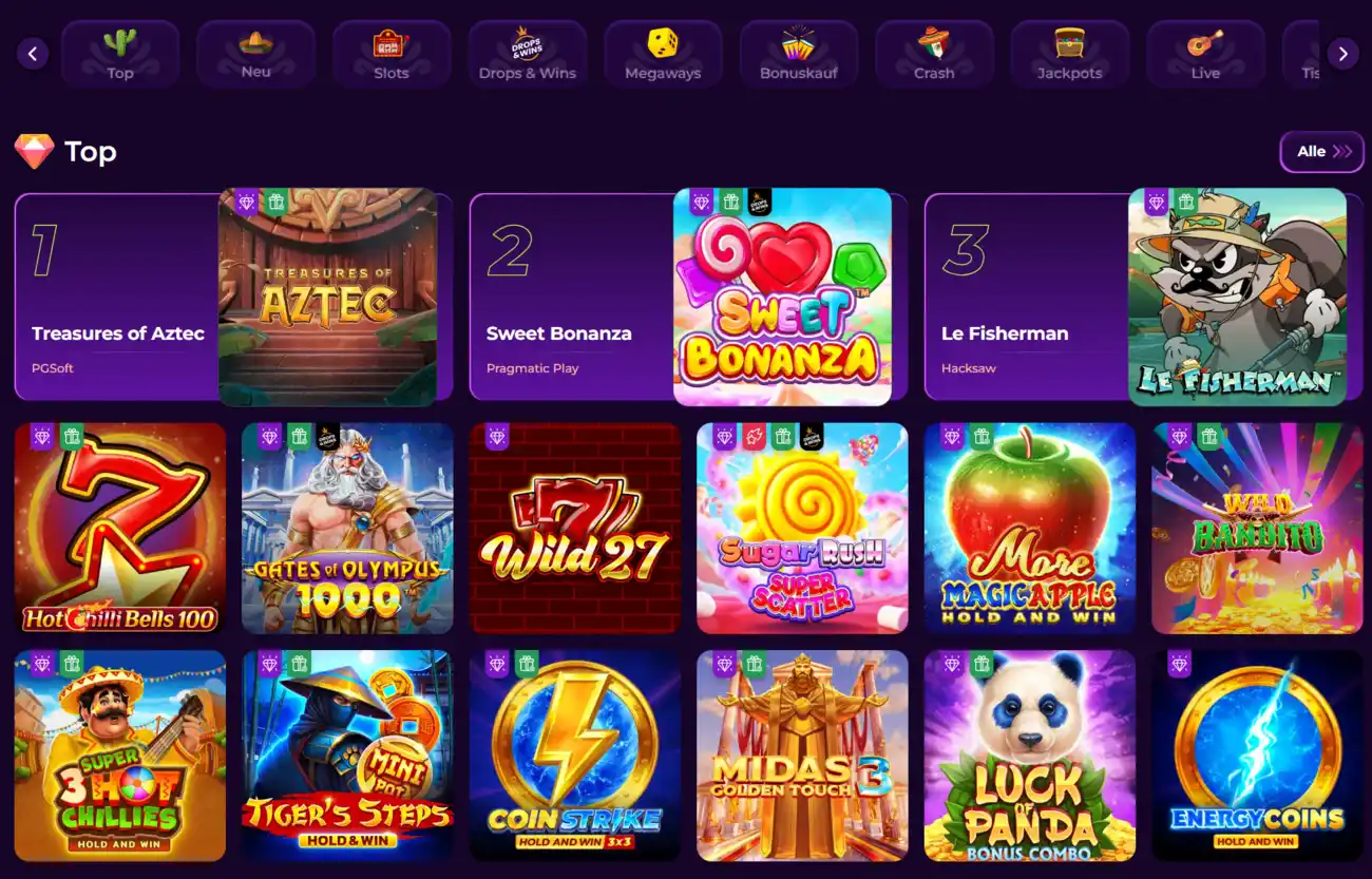 Vivajack Casino Startseite