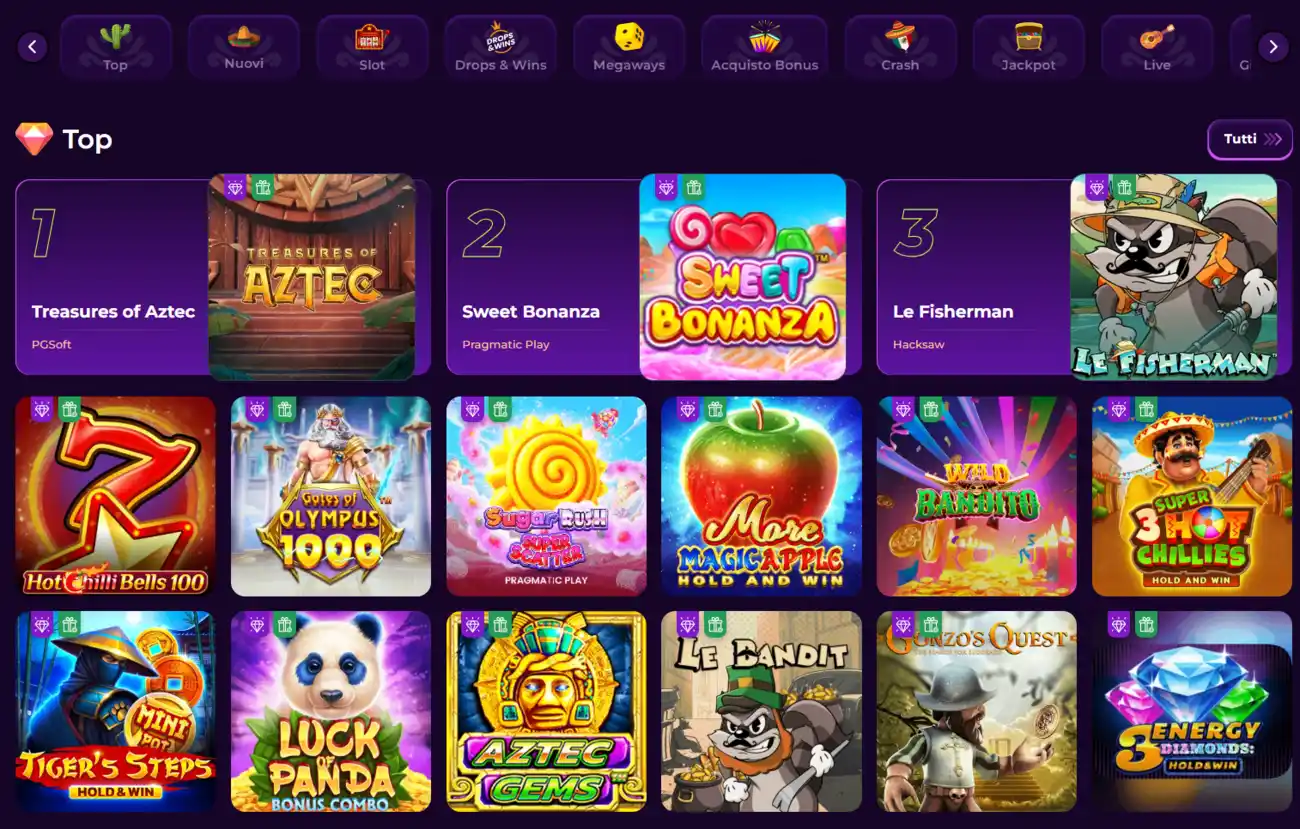 Homepage di Vivajack Casino