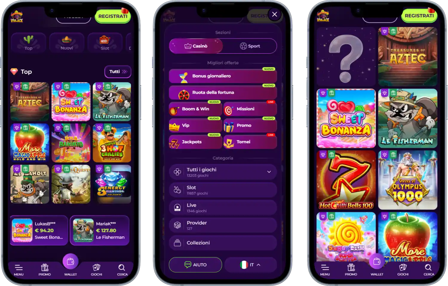 Vivajack Casino sul Telefono