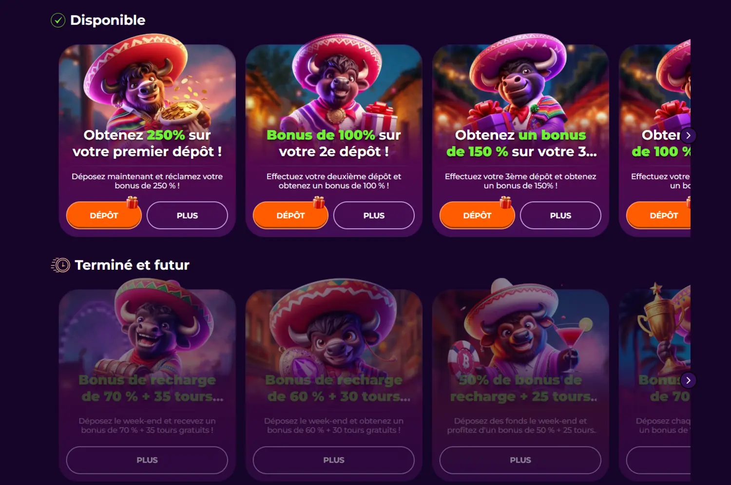 Bonus et Promotions de Vivajack Casino