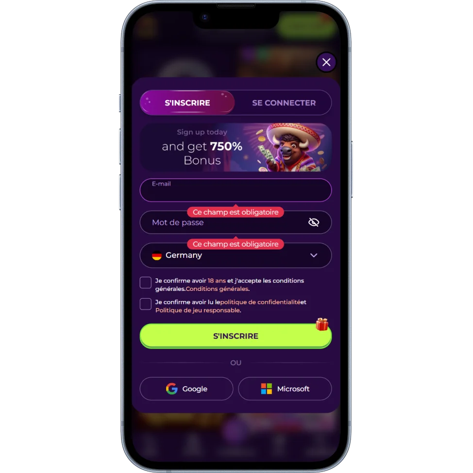 Inscription et Connexion sur Vivajack Casino