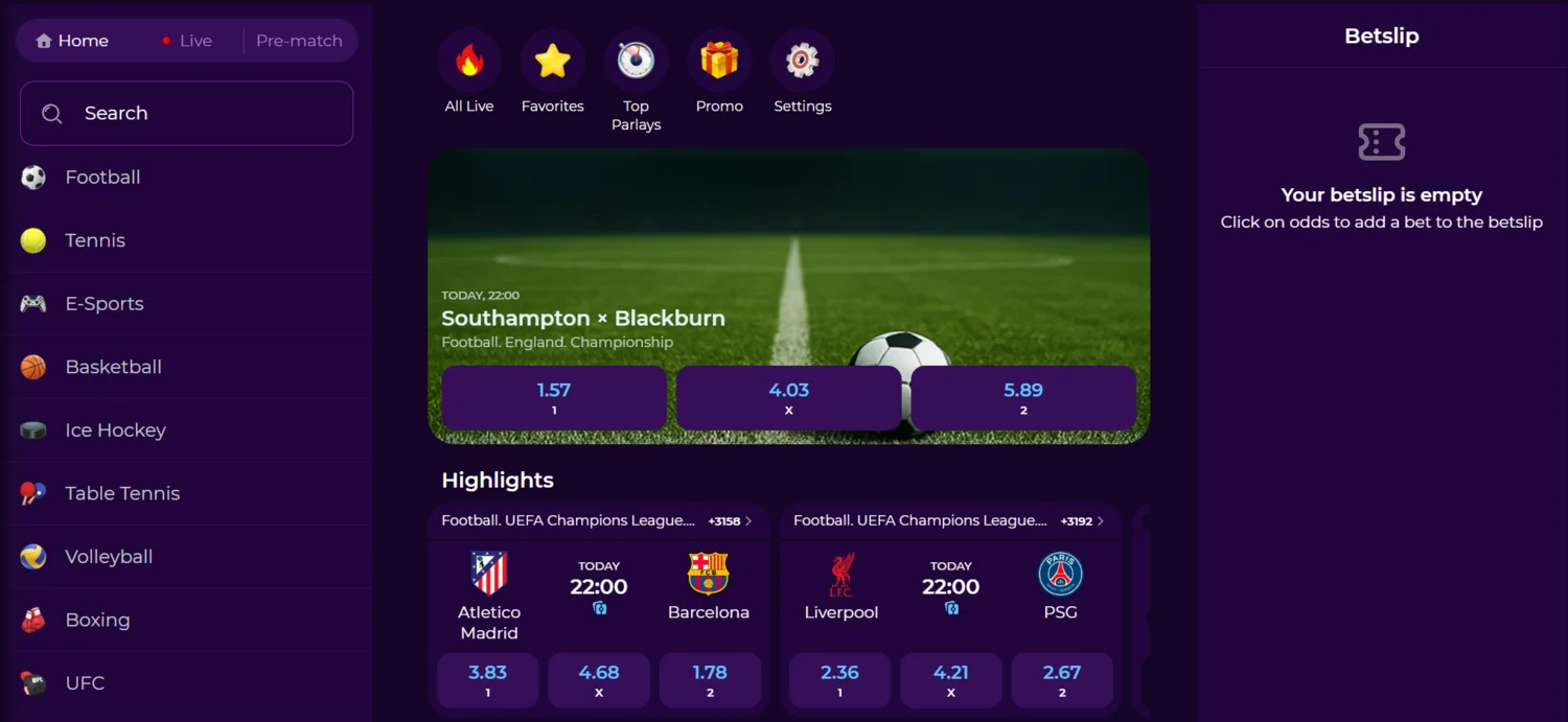 Vivajack Casino Sports Betting